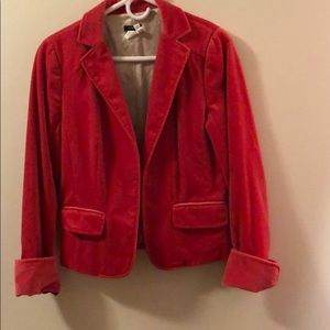 J Crew Velvet Blazer